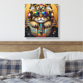 PHARAOH TUT-PERSIAN CAT 3 CANVAS AFDRUK (Insitu (Slaapkamer))
