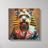 PHARAOH TUT-YORKSHIRE TERRIER 3 CANVAS AFDRUK (Voorkant)