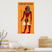 PHARAOH (Wiskunde en Griekse brieven) Poster (Keuken)
