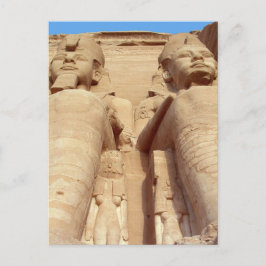Pharaohs - gianenbeelden, Abu Simbel, het oude Egy Briefkaart