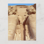 Pharaohs - gianenbeelden, Abu Simbel, het oude Egy Briefkaart (Voorkant)