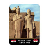 Pharaohs, Karnak Temple/Ancient Egypt Magneet (Verticaal)