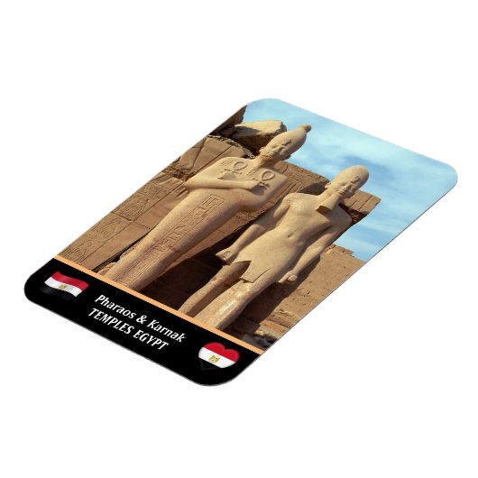 Pharaohs, Karnak Temple/Ancient Egypt Magneet (Linkerzijde)