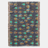 Pharaoh's Legacy: Antique Egyptian Patterns  Deken (Voorkant Verticaal)