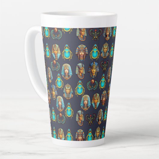 Pharaoh's Legacy: Antique Egyptian Patterns  Latte Mok (Linkerhoek)