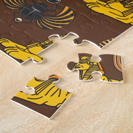 Pharaoh's Legacy: Antique Egyptian Patterns  Legpuzzel (Zijkant)