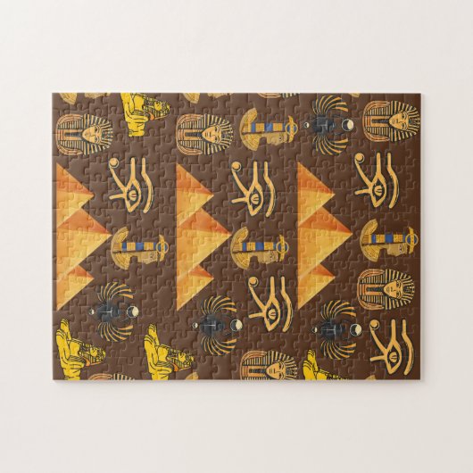 Pharaoh's Legacy: Antique Egyptian Patterns  Legpuzzel (Horizontaal)