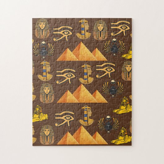 Pharaoh's Legacy: Antique Egyptian Patterns  Legpuzzel (Verticaal)