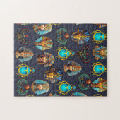 Pharaoh's Legacy: Antique Egyptian Patterns  Legpuzzel (Horizontaal)