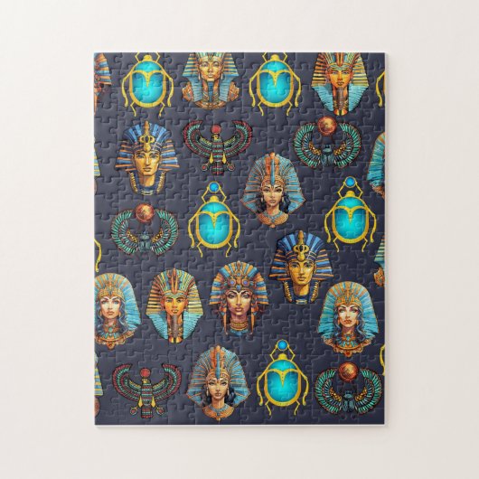 Pharaoh's Legacy: Antique Egyptian Patterns  Legpuzzel (Verticaal)