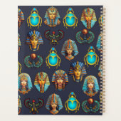 Pharaoh's Legacy: Antique Egyptian Patterns  Planner (Achterkant)