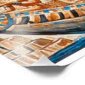 Pharaonic Boats Foto Afdruk (Hoek)