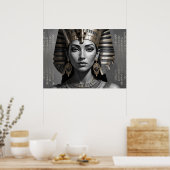 Pharaonic Queen Wall Decor – Timeless Egyptian Poster (Keuken)