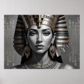Pharaonic Queen Wall Decor – Timeless Egyptian Poster (Voorkant)