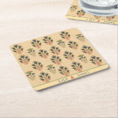 Pharaonic siernaadloos patroon kartonnen onderzetters (Schuin)