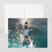 Phare d'Ar-Mannen Finistère Frankrijk Briefkaart (Voorkant / Achterkant)