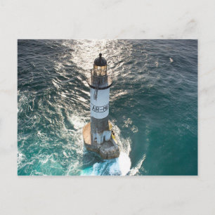Phare d'Ar-Mannen Finistère Frankrijk Briefkaart