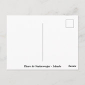 Phare de Stafnesvegur Islande Briefkaart (Achterkant)