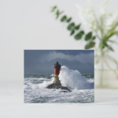 Phare des Pierres Noires Finistère Frankrijk Briefkaart (Staand voorkant)