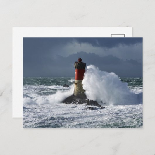 Phare des Pierres Noires Finistère Frankrijk Briefkaart (Voorkant / Achterkant)