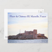 Phare du Château d’If, Marseille, France, Postcard Briefkaart (Voorkant / Achterkant)