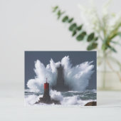 Phare du Four - Finistère - Frankrijk Briefkaart (Staand voorkant)