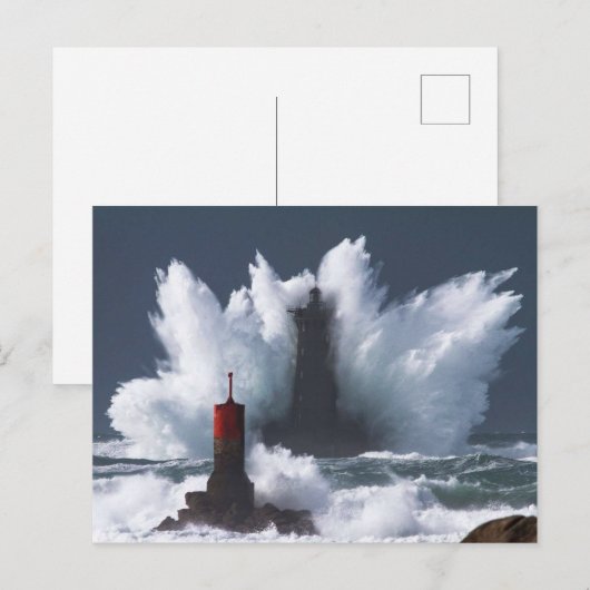 Phare du Four - Finistère - Frankrijk Briefkaart (Voorkant / Achterkant)