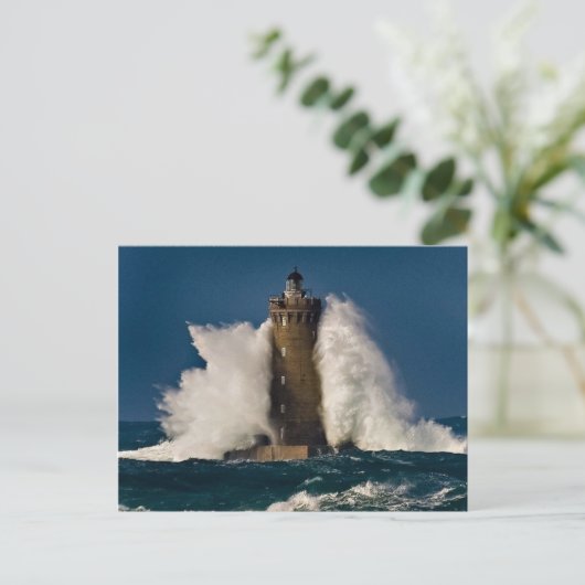 Phare du Four - Finistère - Frankrijk Briefkaart (Staand voorkant)