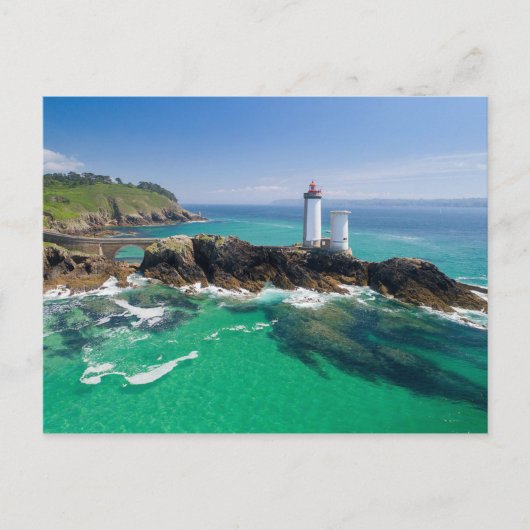 Phare du Petit Minou jour Finistère Frankrijk Briefkaart (Voorkant)