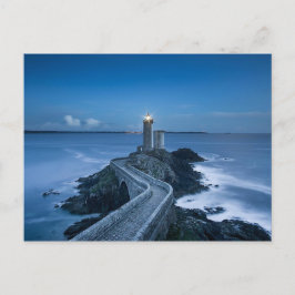 Phare du Petit Minou nuit Finistère Frankrijk Briefkaart