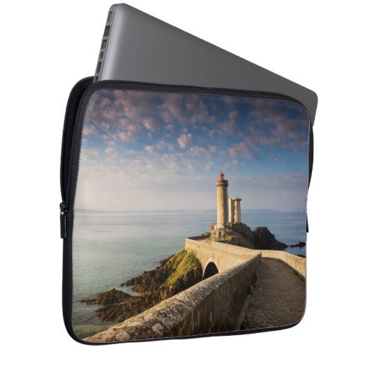 Phare du Petit Minou (vuurtoren van Minou) Laptop Sleeve (Voorkant Rechts)