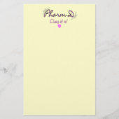 Pharm D Class of 2010 PINK Briefpapier (Voorkant)