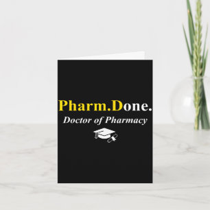Pharm.klaar. afgestudeerd doctor in de farmacie ph kaart