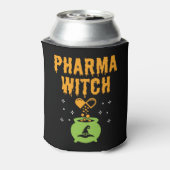 Pharma Heks Apotheker Halloween Apotheek Tech Blikjeskoeler (Blikje Achterkant)