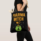 Pharma Heks Apotheker Halloween Apotheek Tech Tote Bag (Dichtbij)
