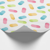 Pharmaceutical Colorful Pills Medical Cadeaupapier (Hoek)