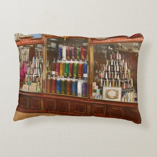 Pharmaceutical Elegance 1876 Accent Kussen (Achterkant)