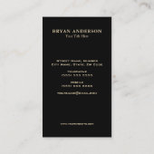 Pharmacist - Bowl of Hygeia Symbol Faux Gold Foil Visitekaartje (Achterkant)