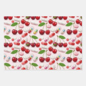 Pharmacist Cherry Peach Strawberry Wrapping Paper  (Voorkant)