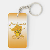Pharmacist Chick #10 Sleutelhanger (achterkant)