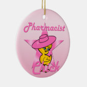 Pharmacist Chick #8 Keramisch Ornament (Rechts)