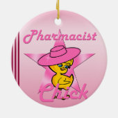 Pharmacist Chick #8 Keramisch Ornament (Achterkant)