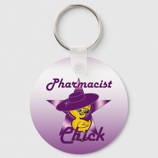 Pharmacist Chick #9 Sleutelhanger (Voorkant)
