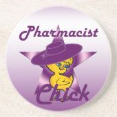 Pharmacist Chick #9 Zandsteen Onderzetter (Voorkant)