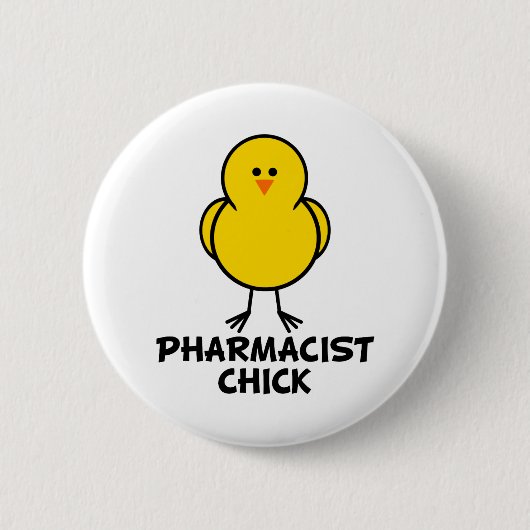 Pharmacist Chick Ronde Button 5,7 Cm (Voorkant)