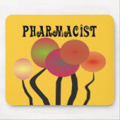 Pharmacist Gifts Whimsical Trees Design Muismat (Voorkant)
