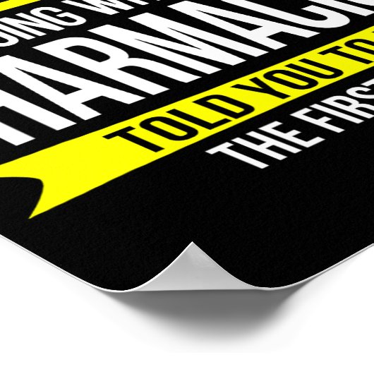 Pharmacist Gits If At First You Don't Succeed Funn Poster (Hoek)