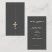 Pharmacist - Gold Bowl of Hygeia Visitekaartje (Voorkant / Achterkant)