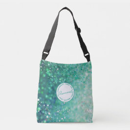 Pharmacist Green Glitter Canvas tas