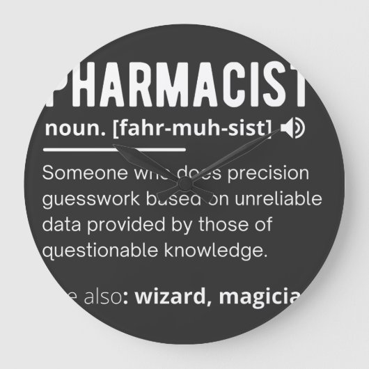 pharmacist grote klok (Voorkant)